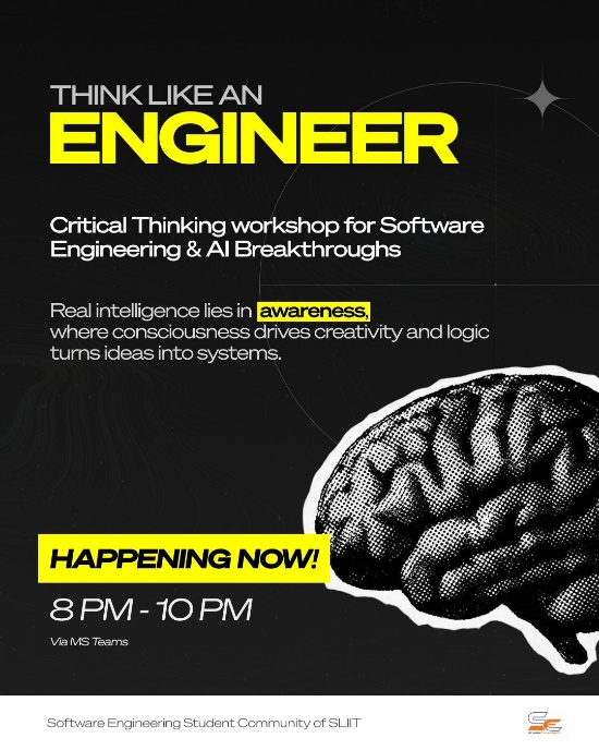 Think Like an Engineer session